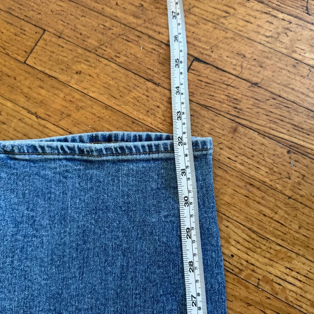 True Religion Ricki Relaxed Straight Mens 34 Blue Horseshoe Flap Pocket Jeans